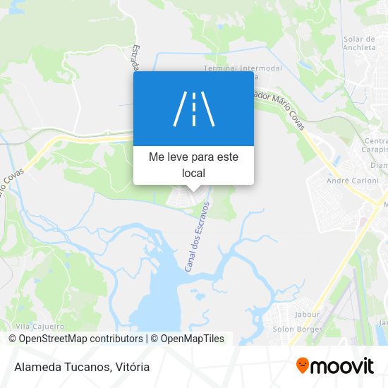 Alameda Tucanos mapa