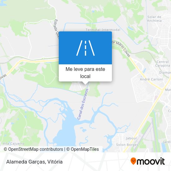 Alameda Garças mapa