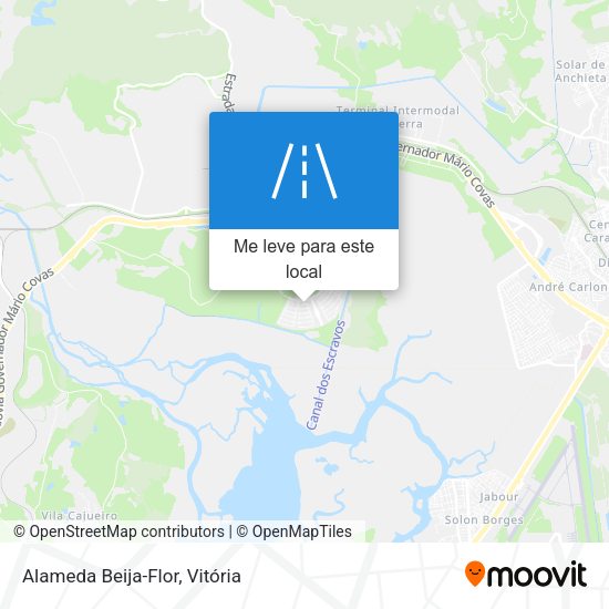 Alameda Beija-Flor mapa