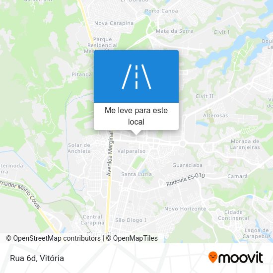 Rua 6d mapa