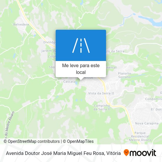 Avenida Doutor José Maria Miguel Feu Rosa mapa
