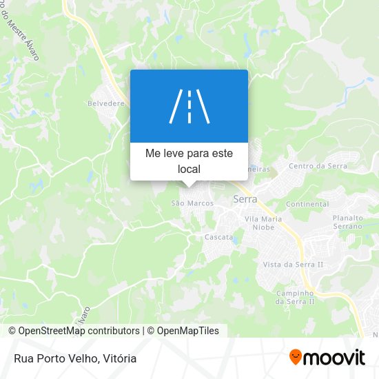 Rua Porto Velho mapa