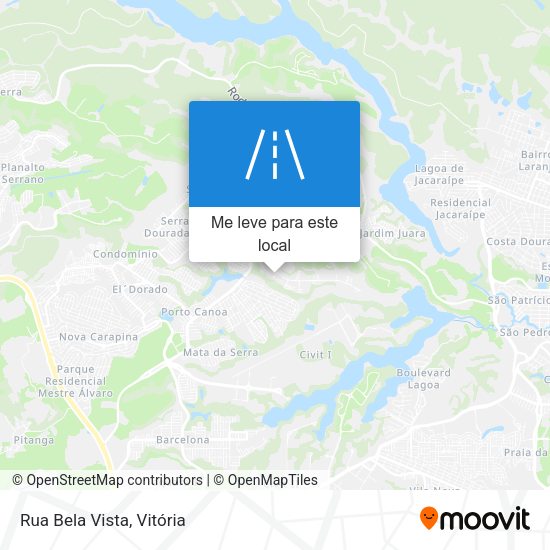 Rua Bela Vista mapa