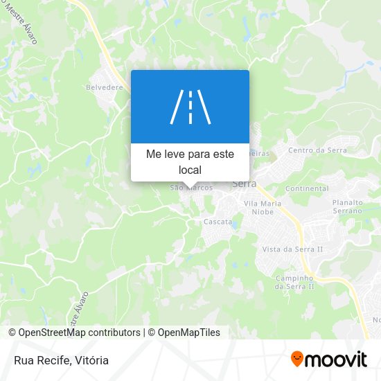 Rua Recife mapa