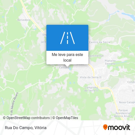 Rua Do Campo mapa