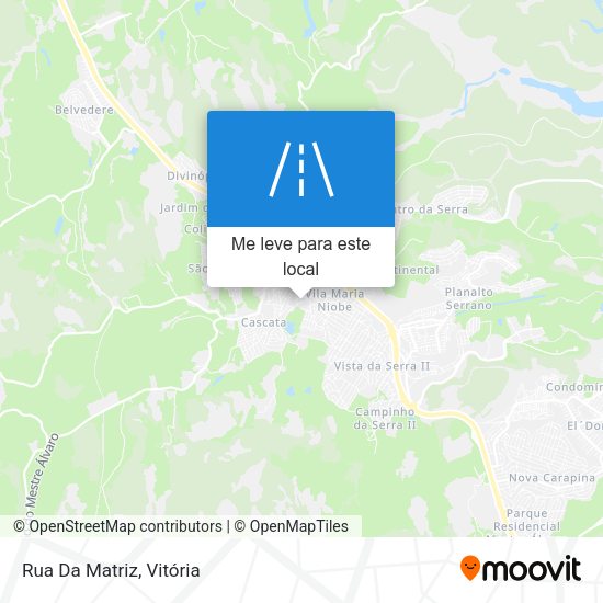Rua Da Matriz mapa
