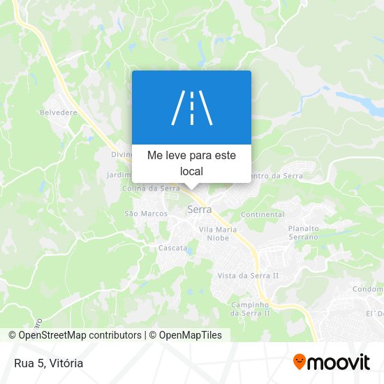 Rua 5 mapa