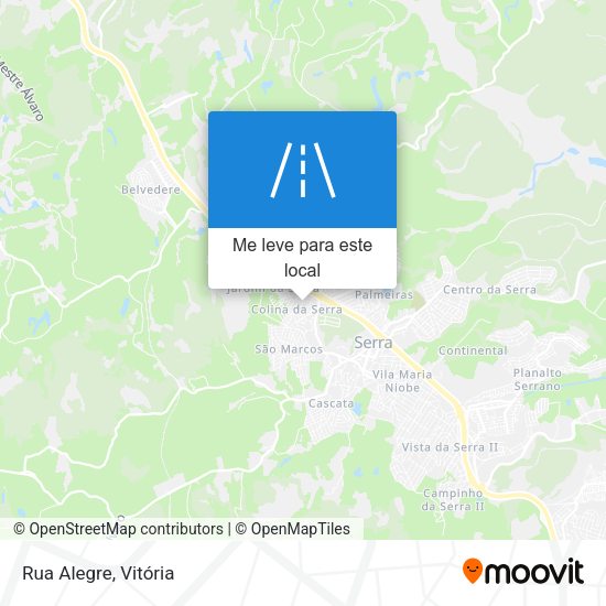 Rua Alegre mapa