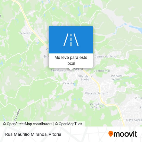 Rua Maurílio Miranda mapa