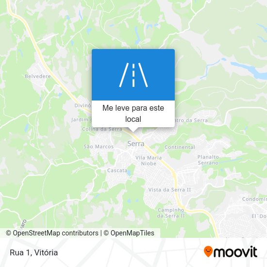 Rua 1 mapa