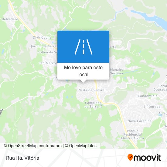 Rua Ita mapa