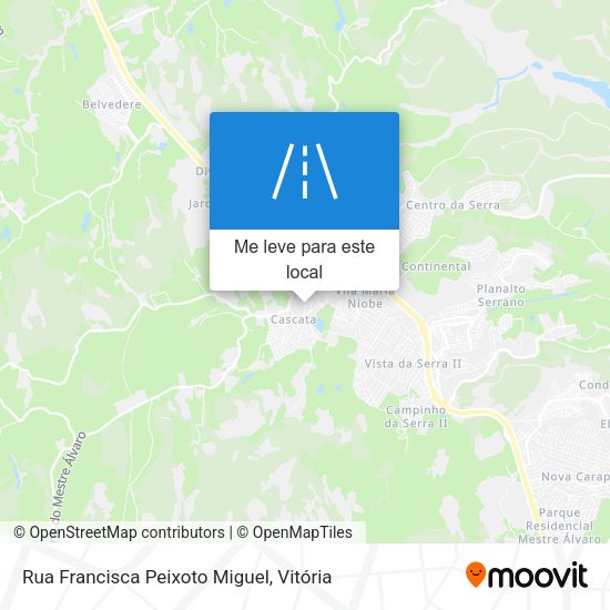Rua Francisca Peixoto Miguel mapa