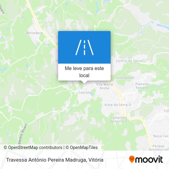 Travessa Antônio Pereira Madruga mapa