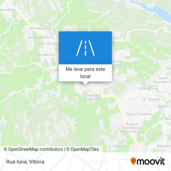 Rua Iúna mapa