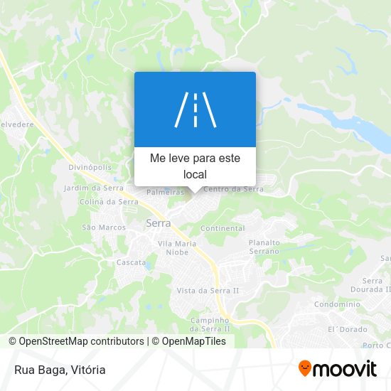 Rua Baga mapa