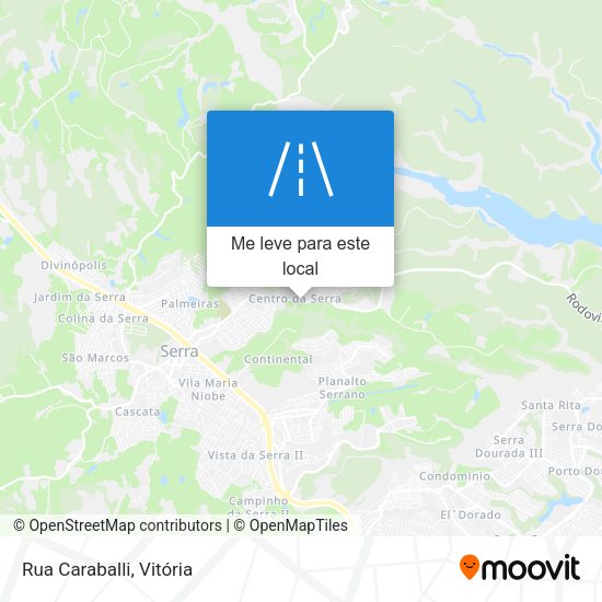 Rua Caraballi mapa