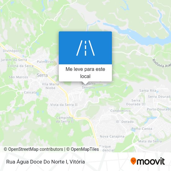 Rua Água Doce Do Norte I mapa