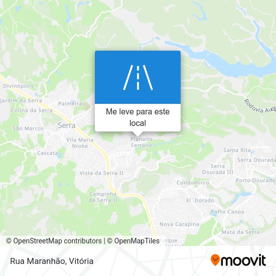 Rua Maranhão mapa