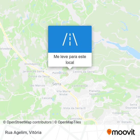 Rua Agelim mapa