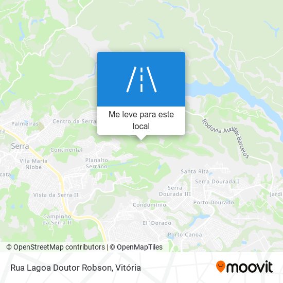Rua Lagoa Doutor Robson mapa