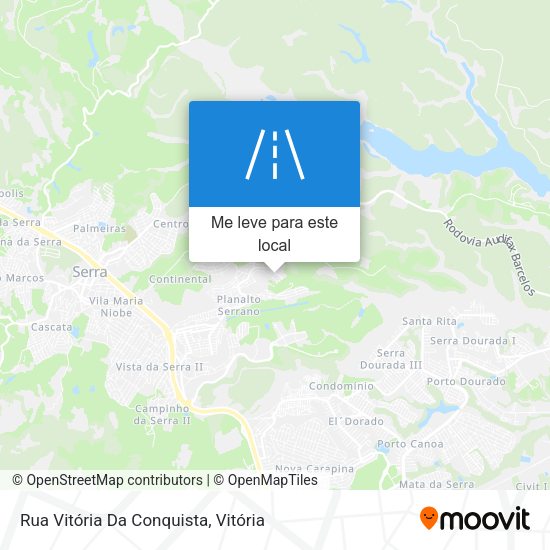 Rua Vitória Da Conquista mapa