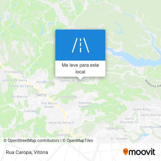 Rua Caropa mapa