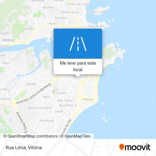 Rua Lima mapa
