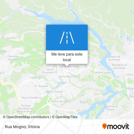 Rua Mogno mapa