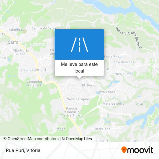 Rua Puri mapa