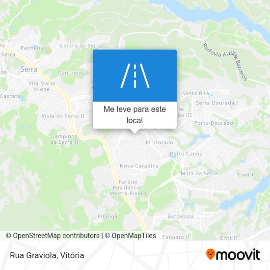 Rua Graviola mapa