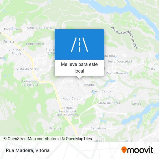 Rua Madeira mapa