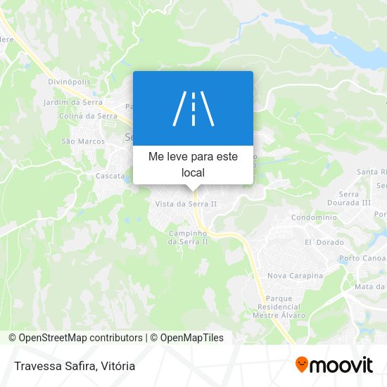 Travessa Safira mapa