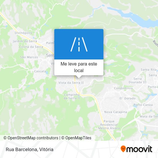 Rua Barcelona mapa