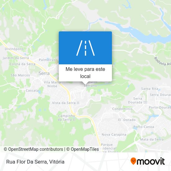 Rua Flor Da Serra mapa