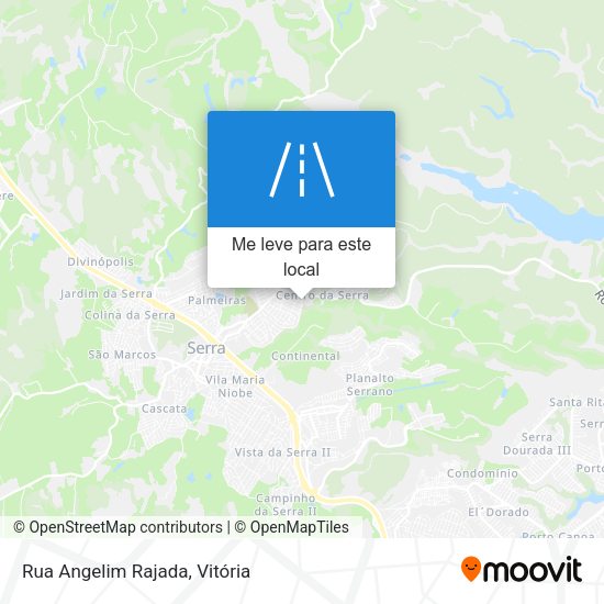 Rua Angelim Rajada mapa