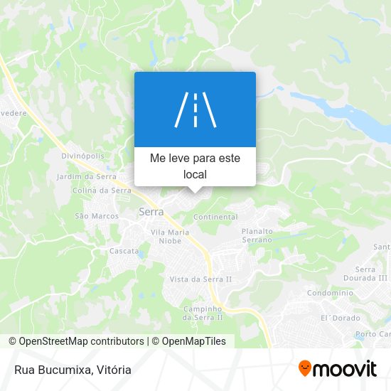 Rua Bucumixa mapa