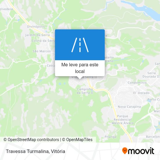Travessa Turmalina mapa