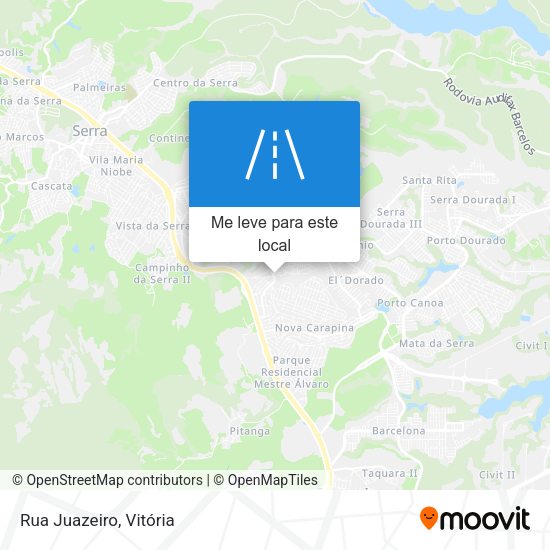 Rua Juazeiro mapa