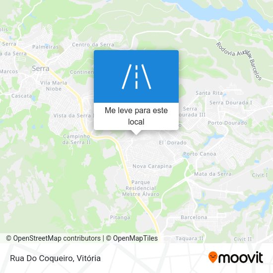 Rua Do Coqueiro mapa