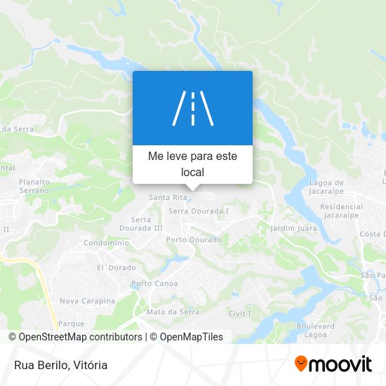 Rua Berilo mapa