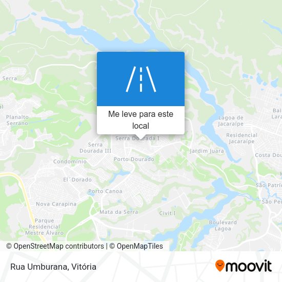 Rua Umburana mapa