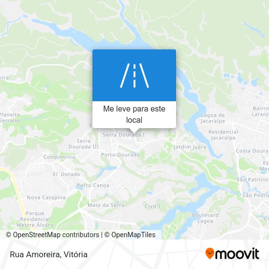 Rua Amoreira mapa
