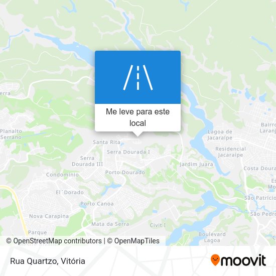 Rua Quartzo mapa