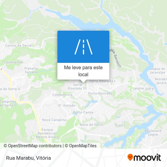 Rua Marabu mapa
