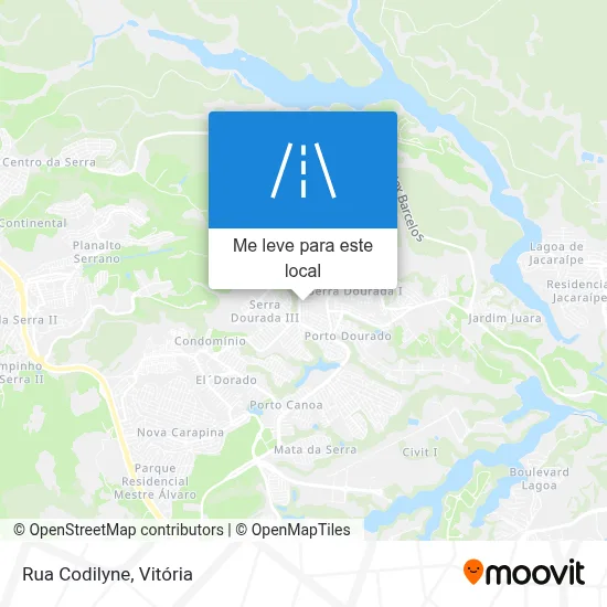 Rua Codilyne mapa