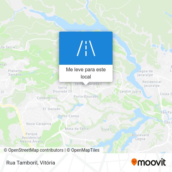Rua Tamboril mapa