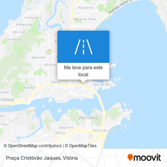 Praça Cristóvão Jaques mapa