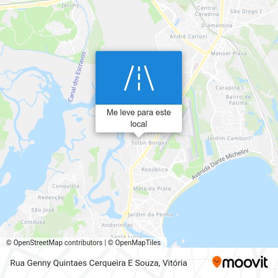 Rua Genny Quintaes Cerqueira E Souza mapa