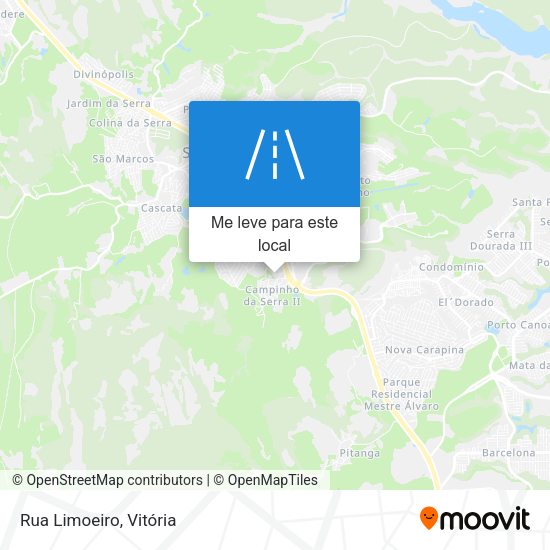 Rua Limoeiro mapa