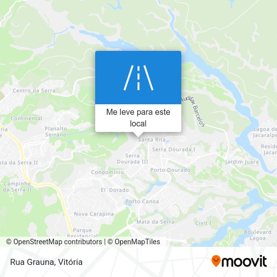 Rua Grauna mapa